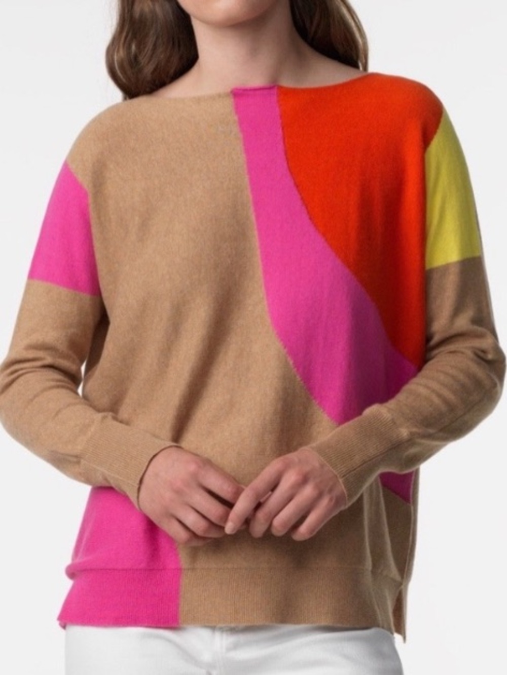 ZAKET&PLOVER Whirlwind Sweater Cotton Cashmere Sz. Small